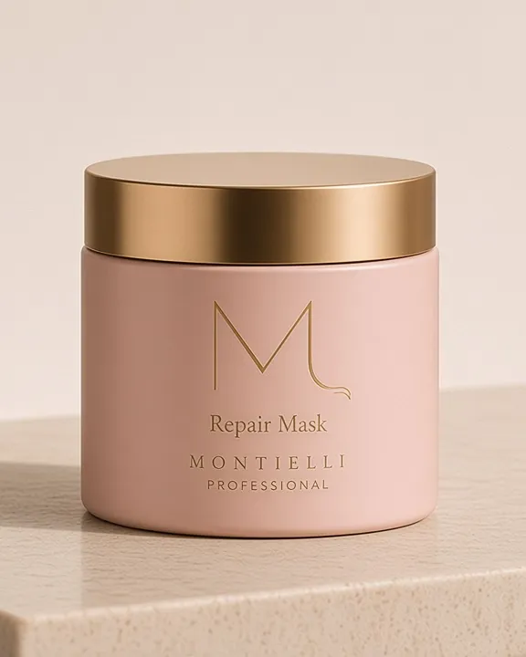 Mascarilla Reparadora Montielli con el monograma M dorado